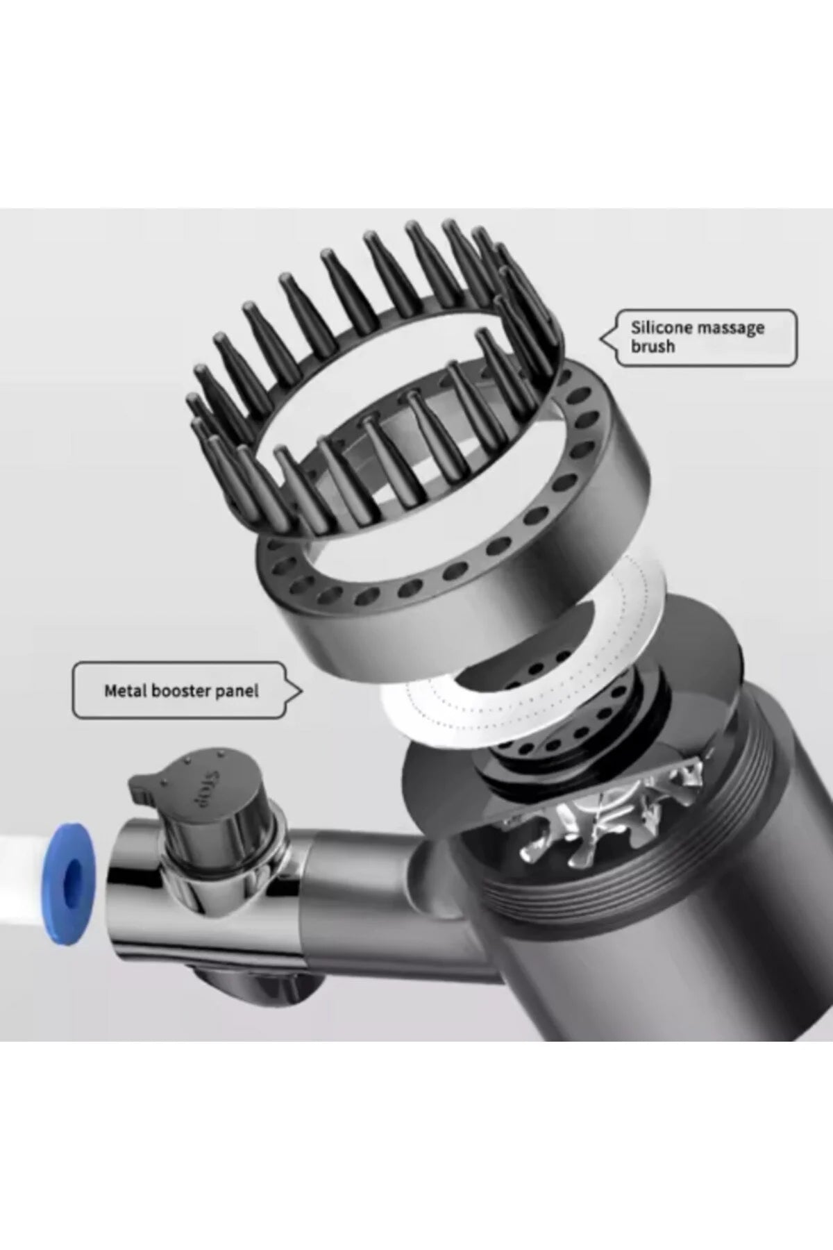 Bodhair Masaj Etkili 3 Fonksiyonlu Filtreli Duş Başlığı